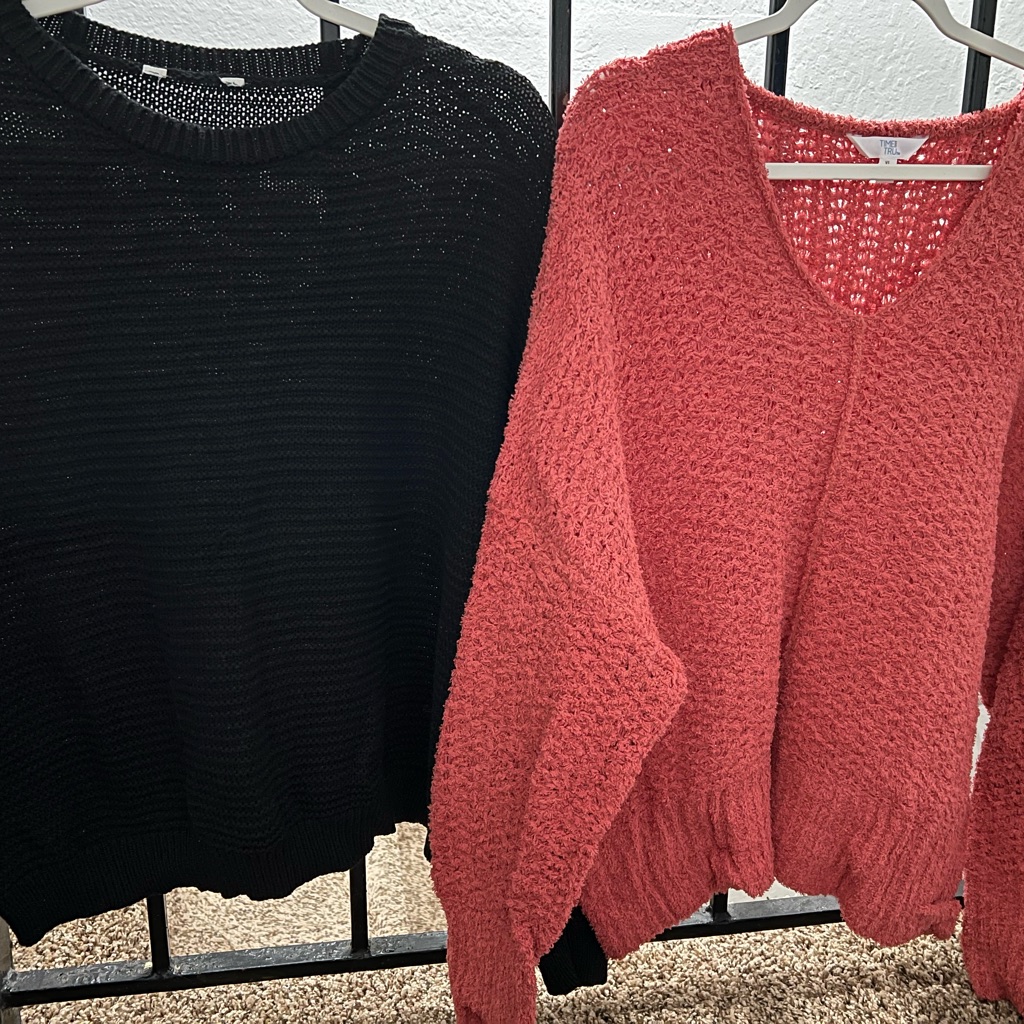 Two Winter/Fall Sweaters